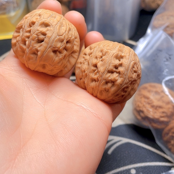 文玩核桃吊坠植***料平谷元宝