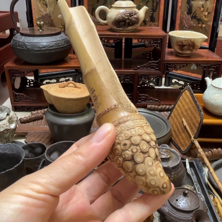 竹子茶则一个一个