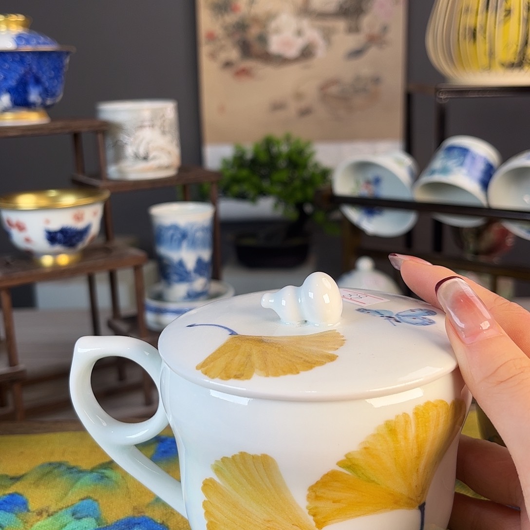 杯猪*景德镇陶瓷茶杯多人