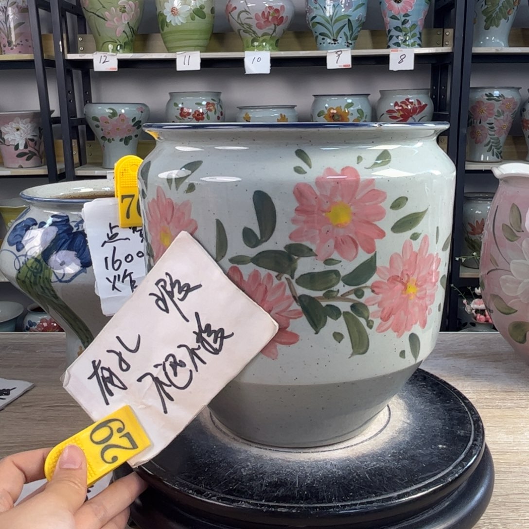 罐1tc景德镇陶瓷花盆