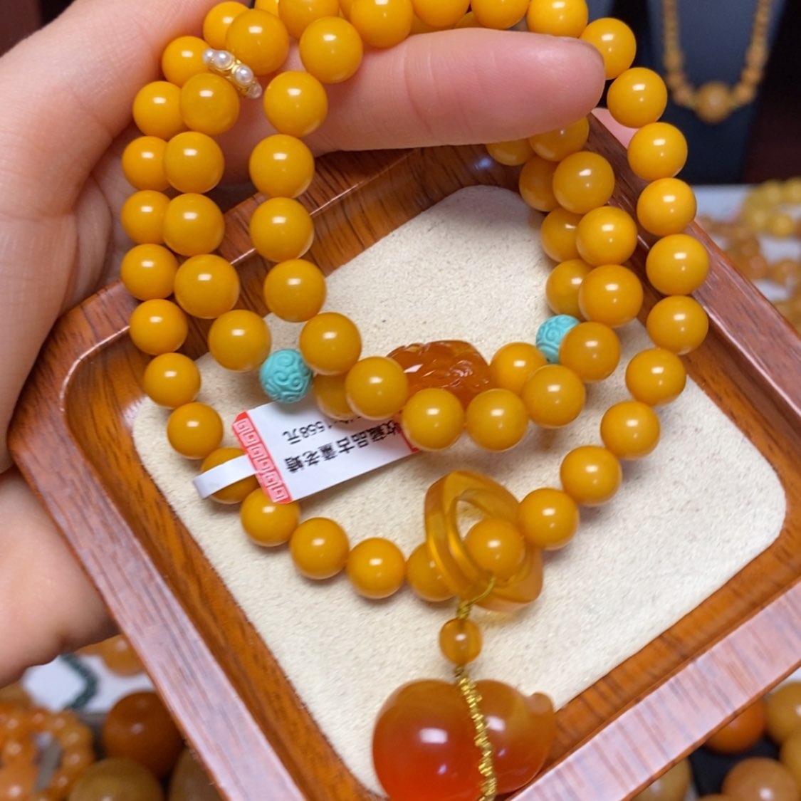 【闪购商品】未镶嵌蜜蜡手链手串