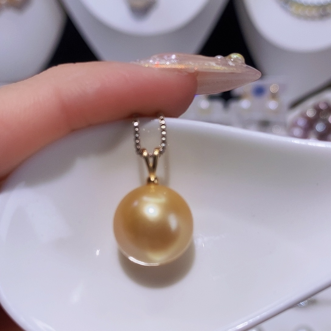 淡水珍珠颈饰银S925镶嵌