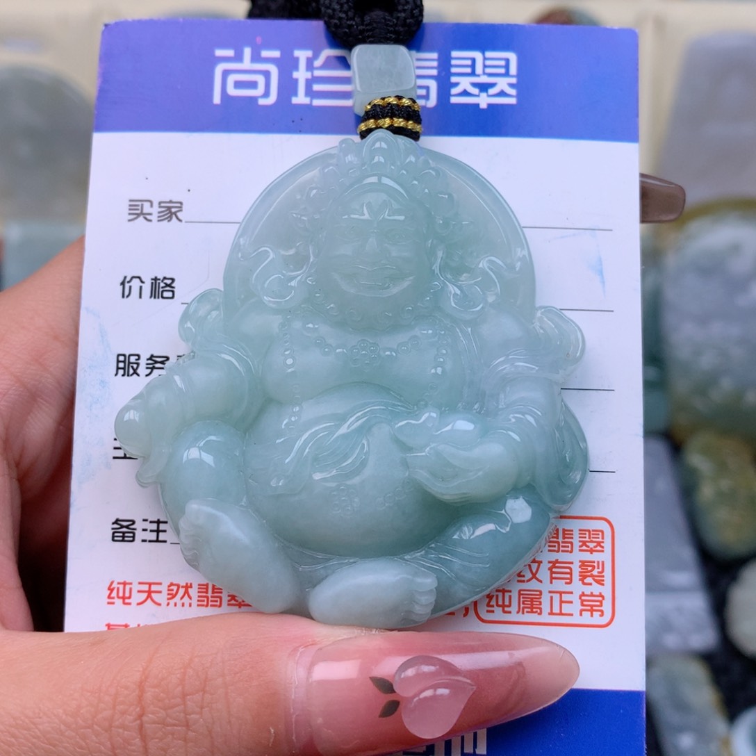 翡翠颈饰未镶嵌缅甸翡翠