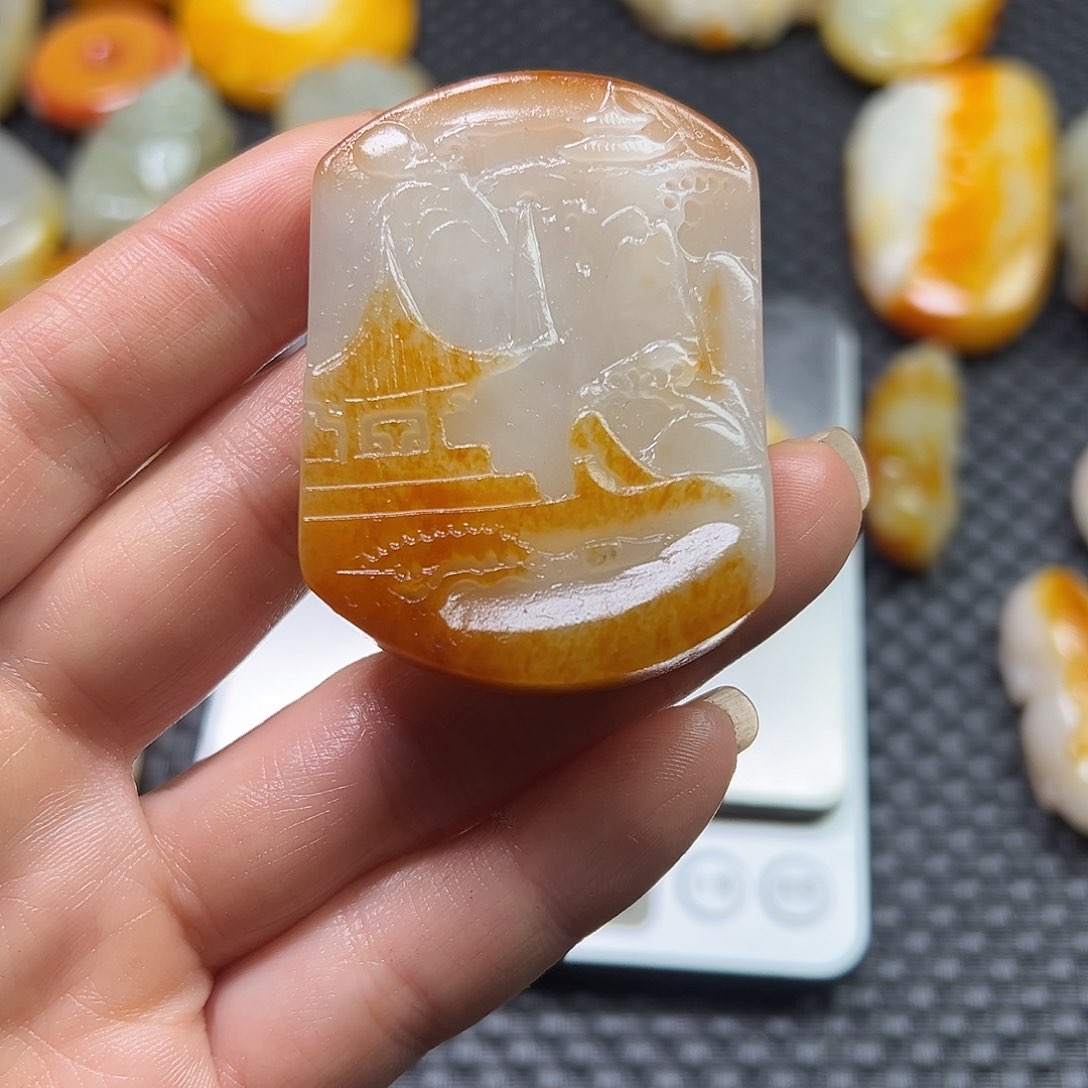 和田玉挂件未镶嵌天**仙