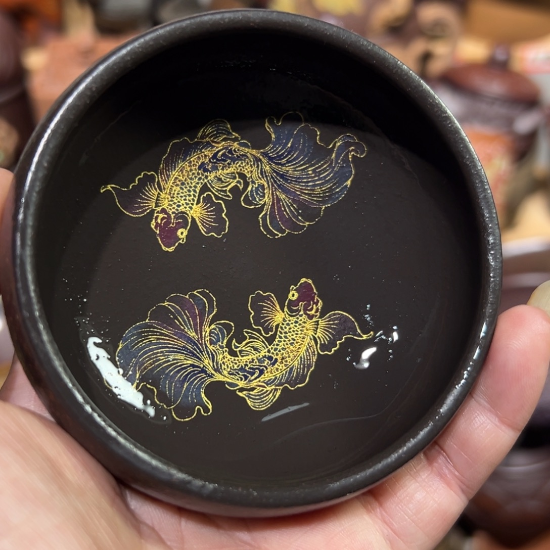 紫砂茶杯宜兴紫砂主人杯