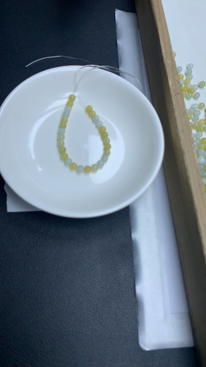 翡翠卡3mm40散珠多样性发货