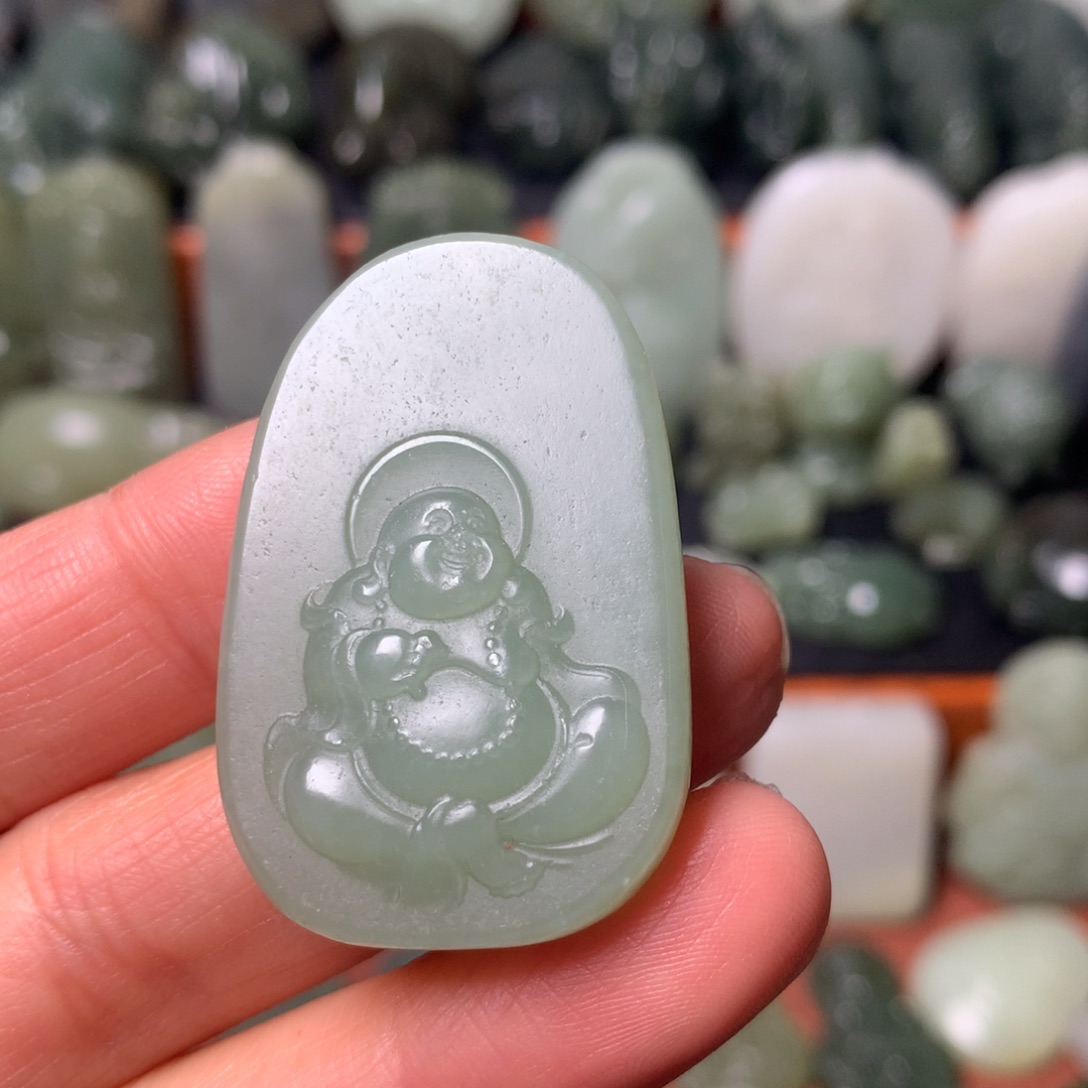 和田玉颈饰未镶嵌挂件36