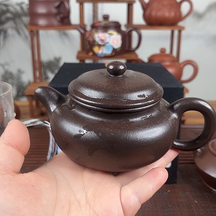 开***心紫砂茶壶微瑕处理