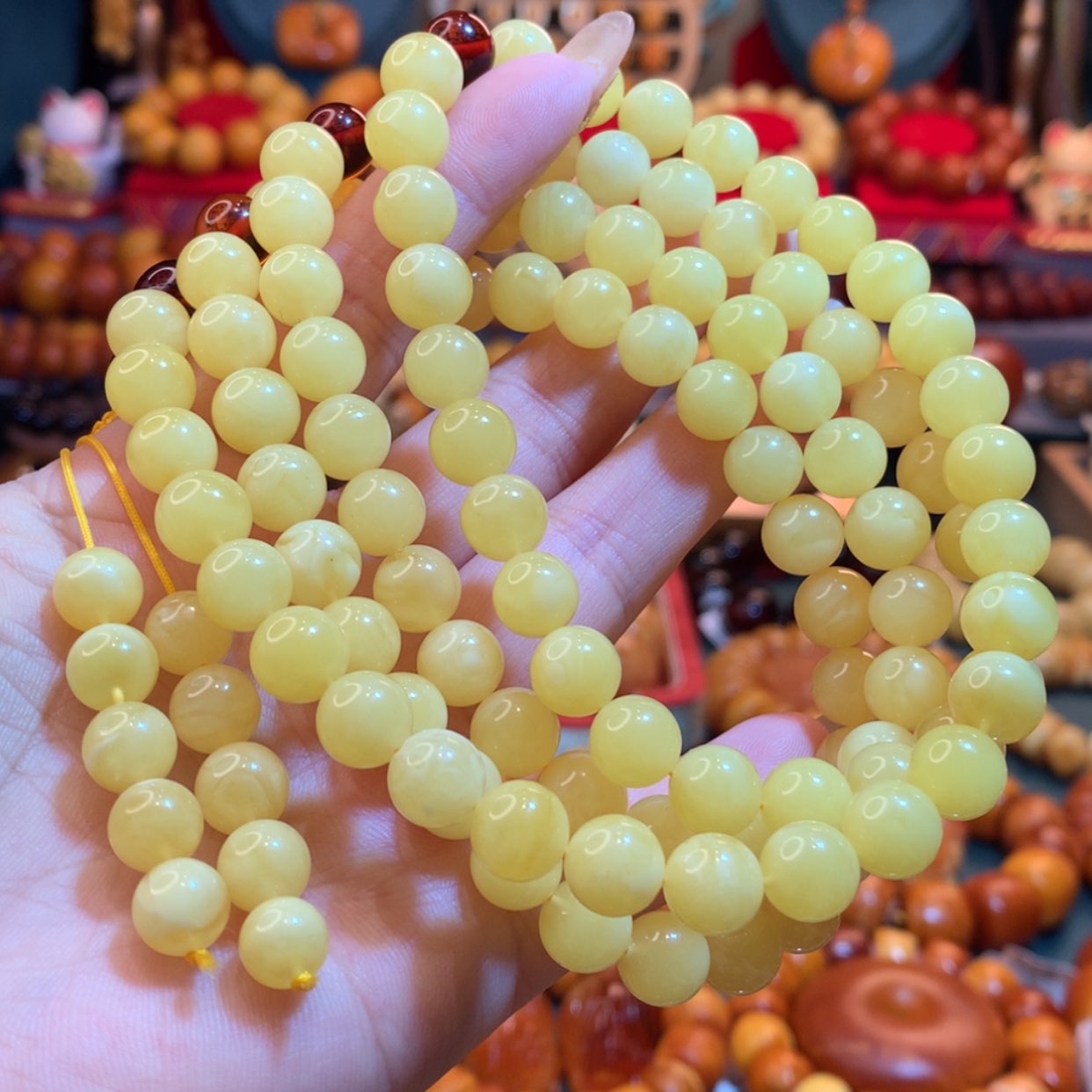 【闪购商品】蜜蜡手链未镶嵌蜜蜡手链