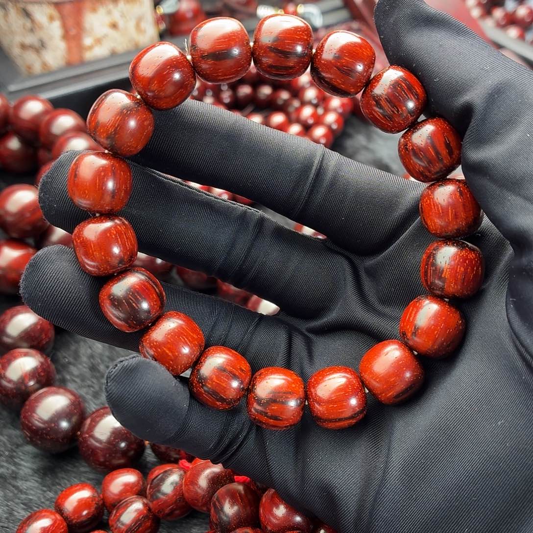 真***罕小叶紫檀手串/手链原汁原味