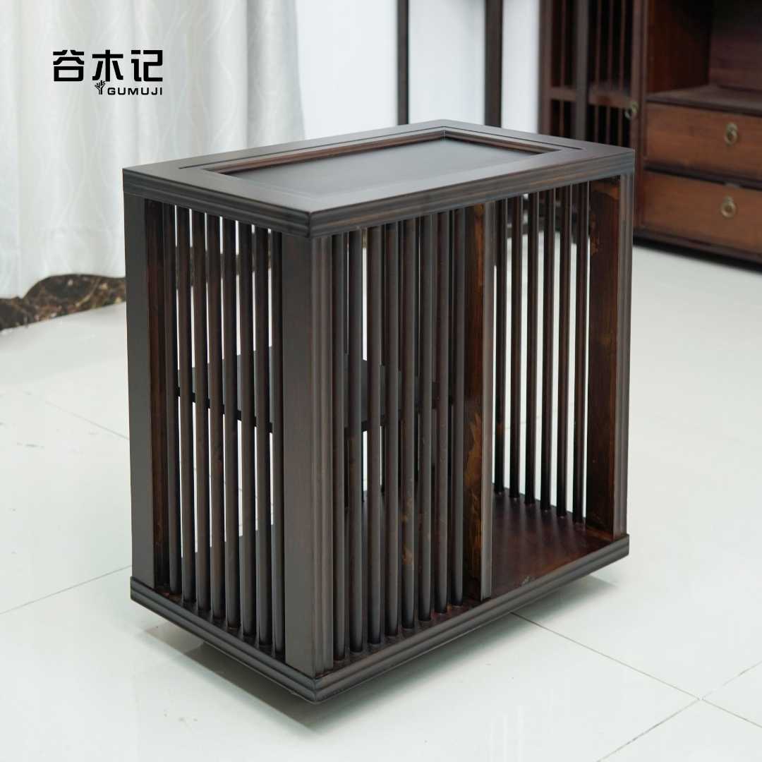 【阑珊】移动茶车家用茶台客厅中式茶边柜烧水壶一体小型移动茶水柜