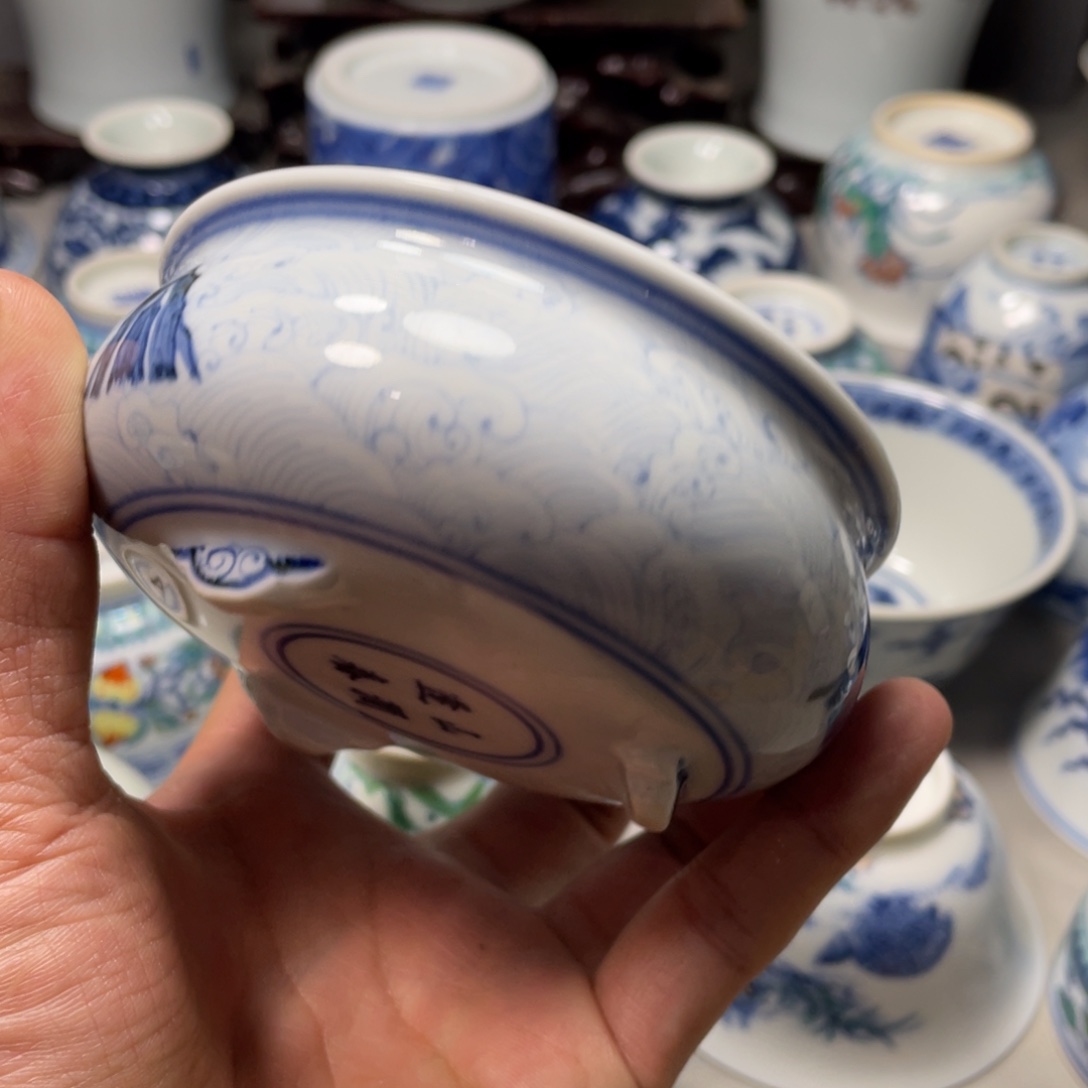 摆件景德镇陶瓷现代手工陶瓷茶具