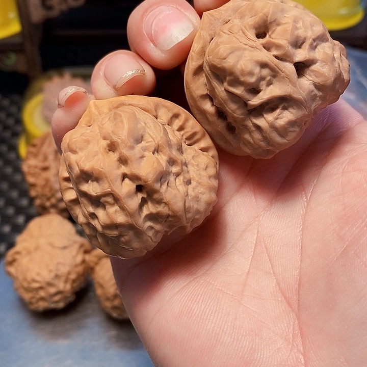 吊坠文玩核桃蛤蟆头.边40