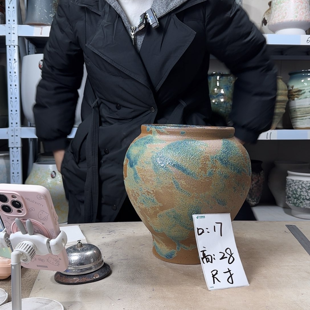 17@28 紫砂花盆尺寸