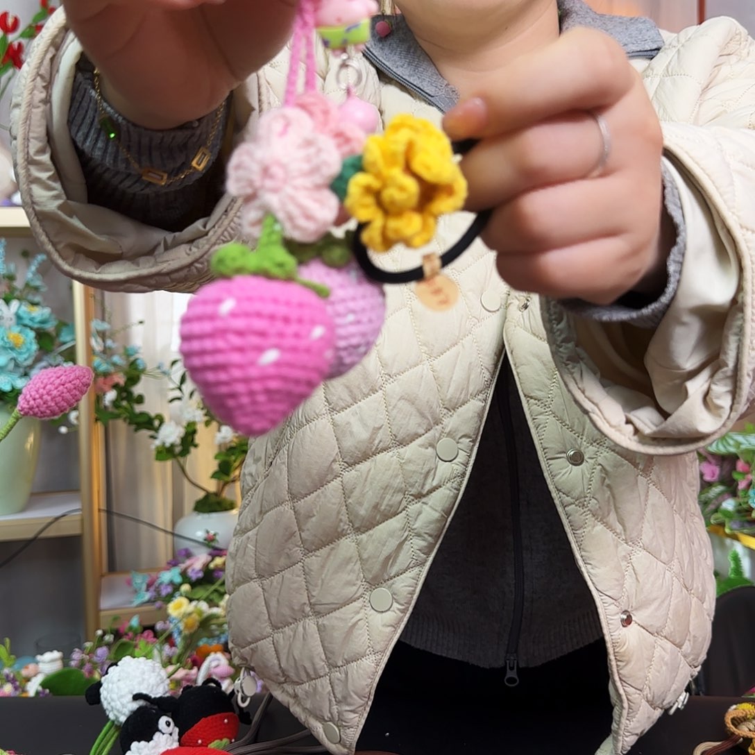 手工钩织设计挂件