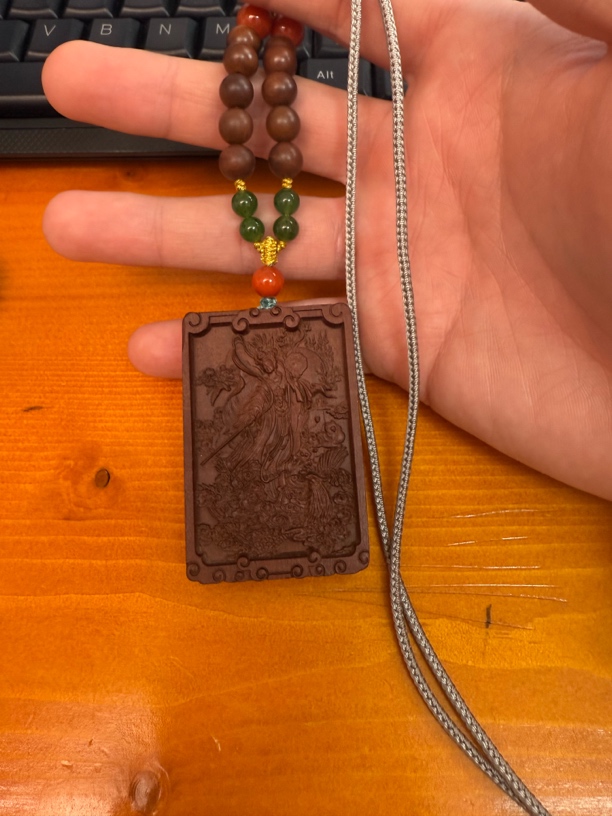 【晟伊珠宝】雷击木玄女牌