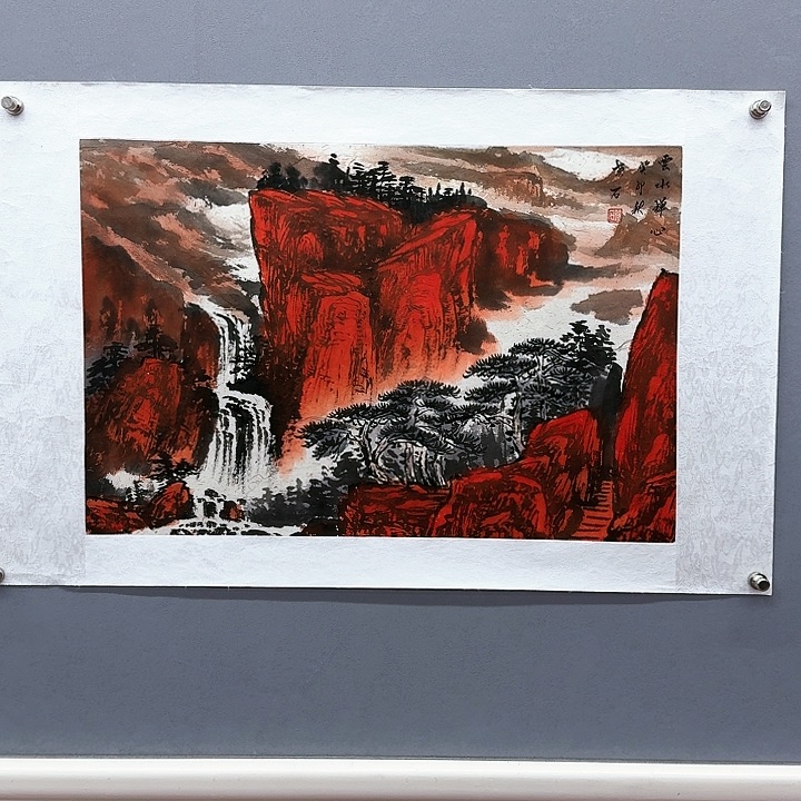 国画书法作品多次参加