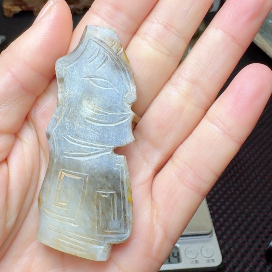 和田玉挂件未镶嵌