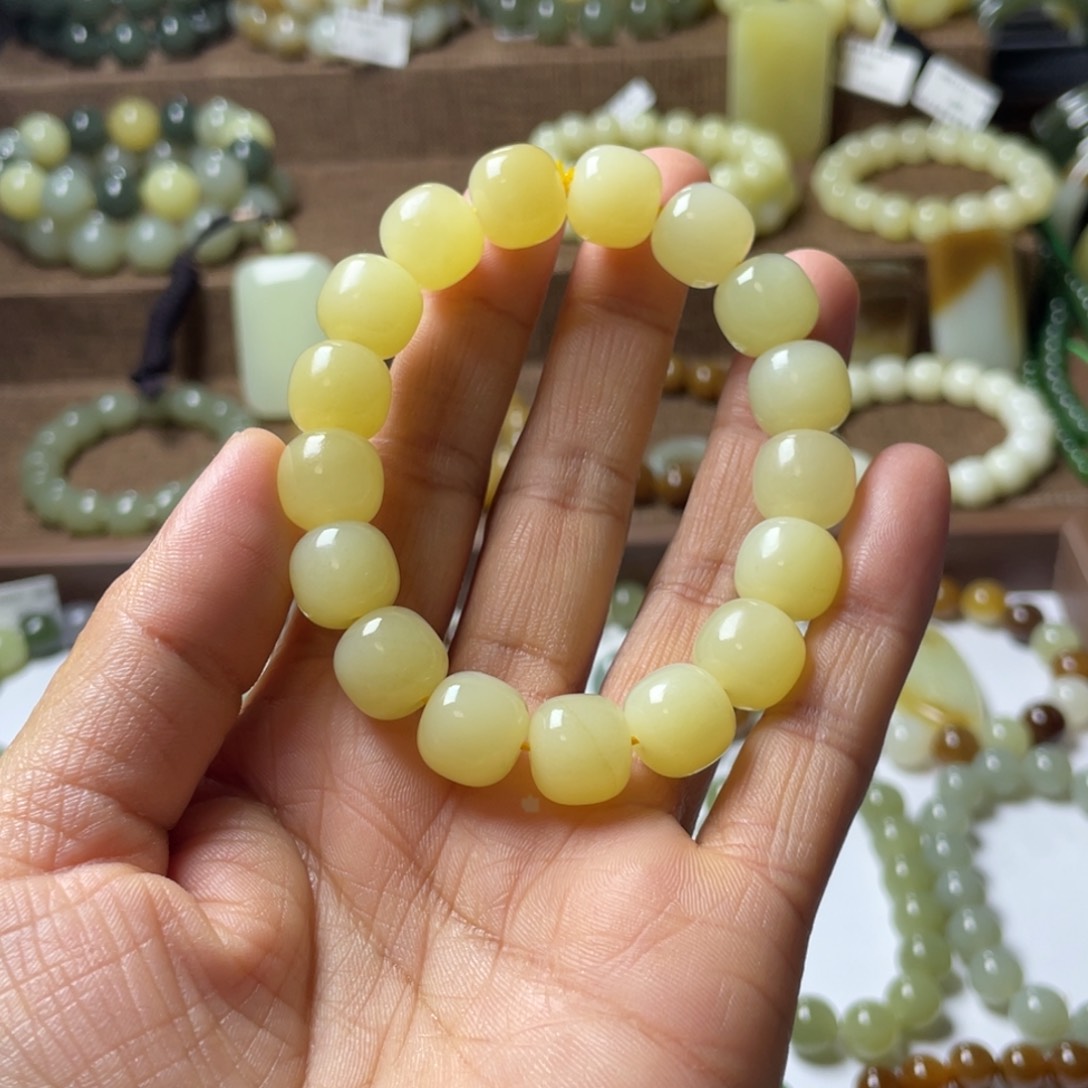 和田玉手链未镶嵌禁**人