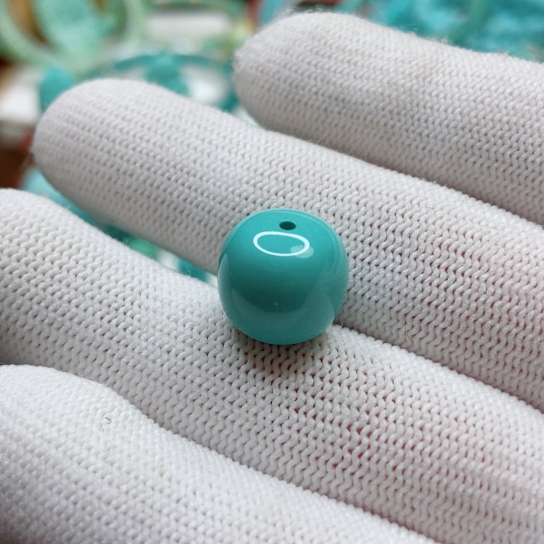 绿松石珠子未镶嵌