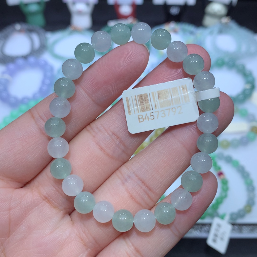 翡翠未镶嵌手串天然