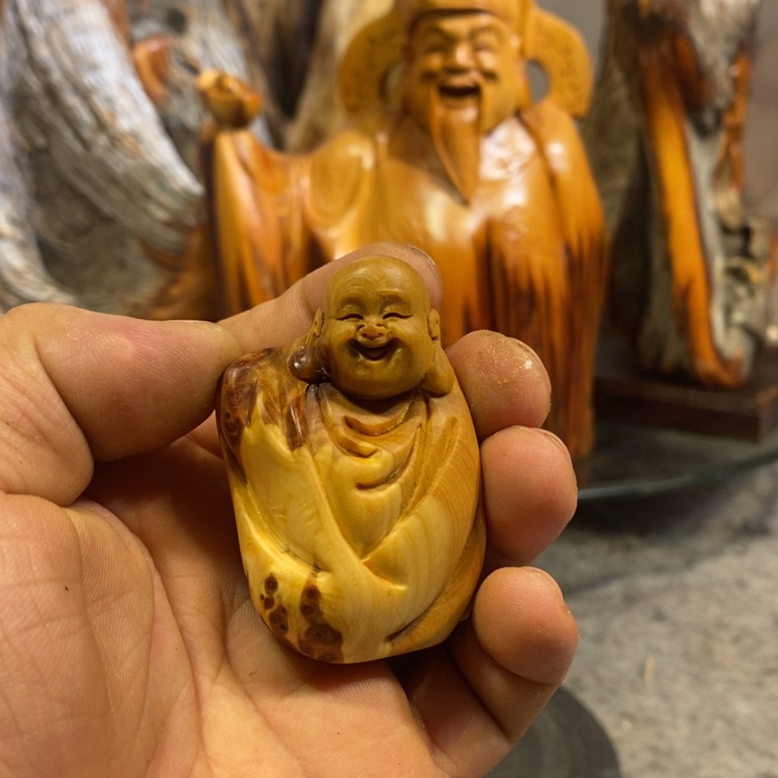 【闪购商品】柏木（崖柏）根雕木雕工艺品摆件家居手把件