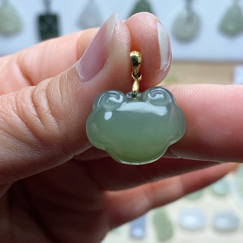 【闪购商品】和田玉颈饰银S925镶嵌