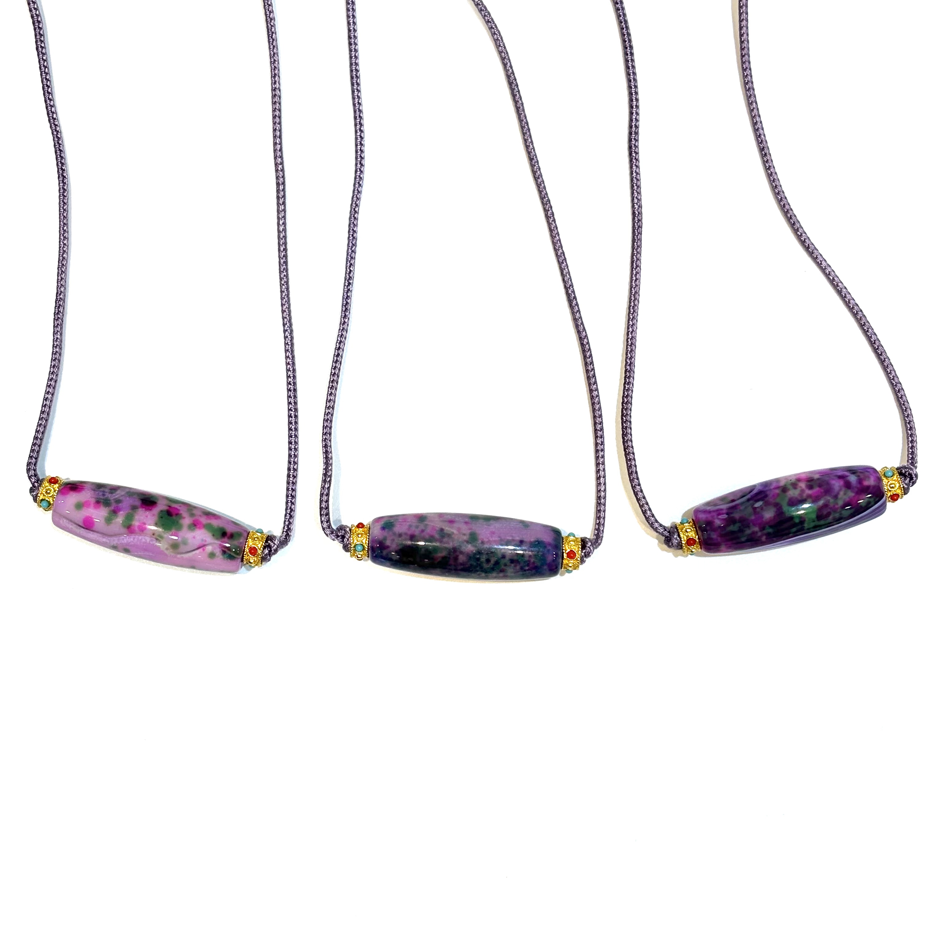 Y2653-国风气质款多彩桶珠吊坠mn-赠礼盒-多样性只发一件