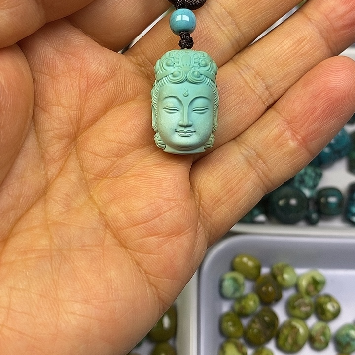 未镶嵌雕刻绿渡母