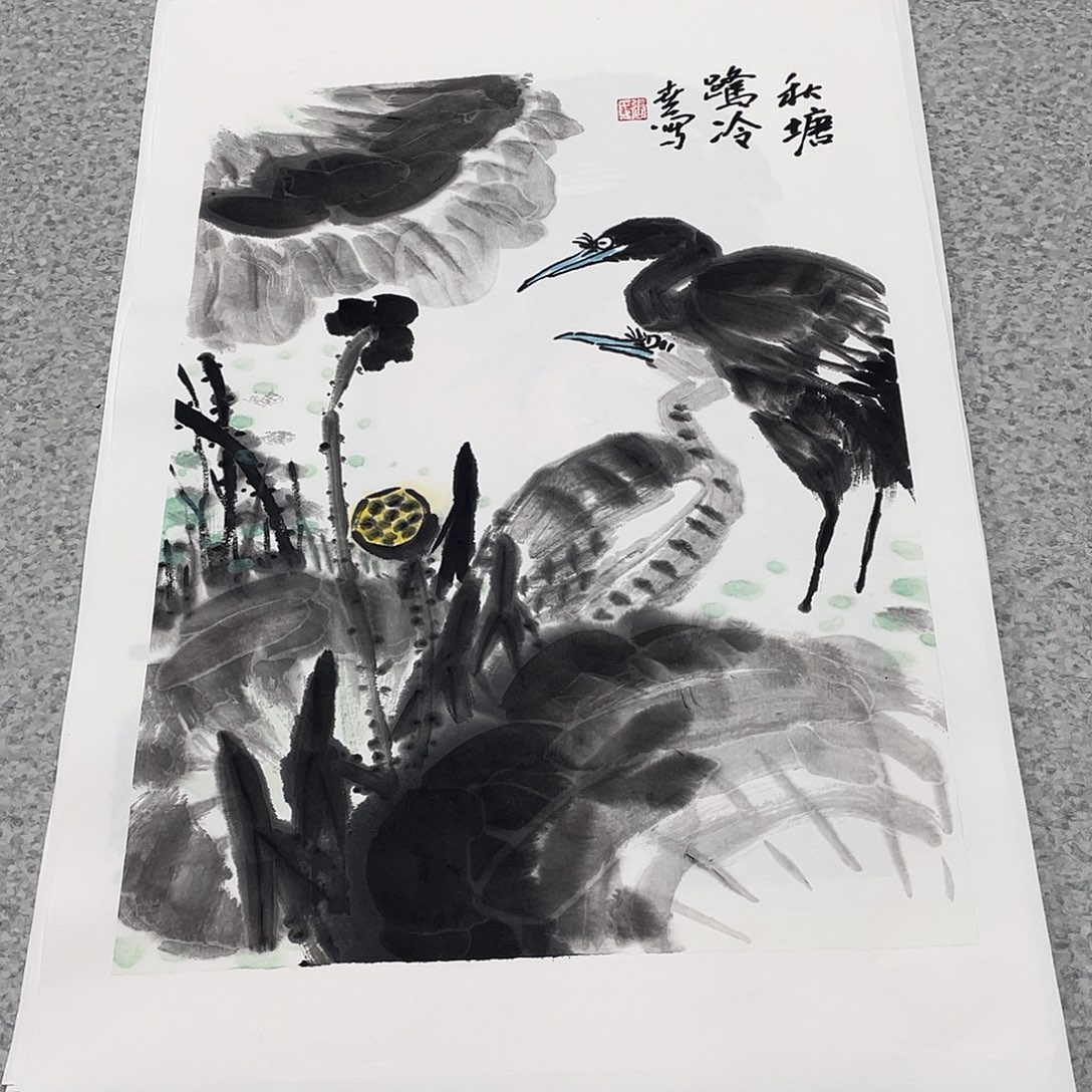 国画1.4平尺国画作品