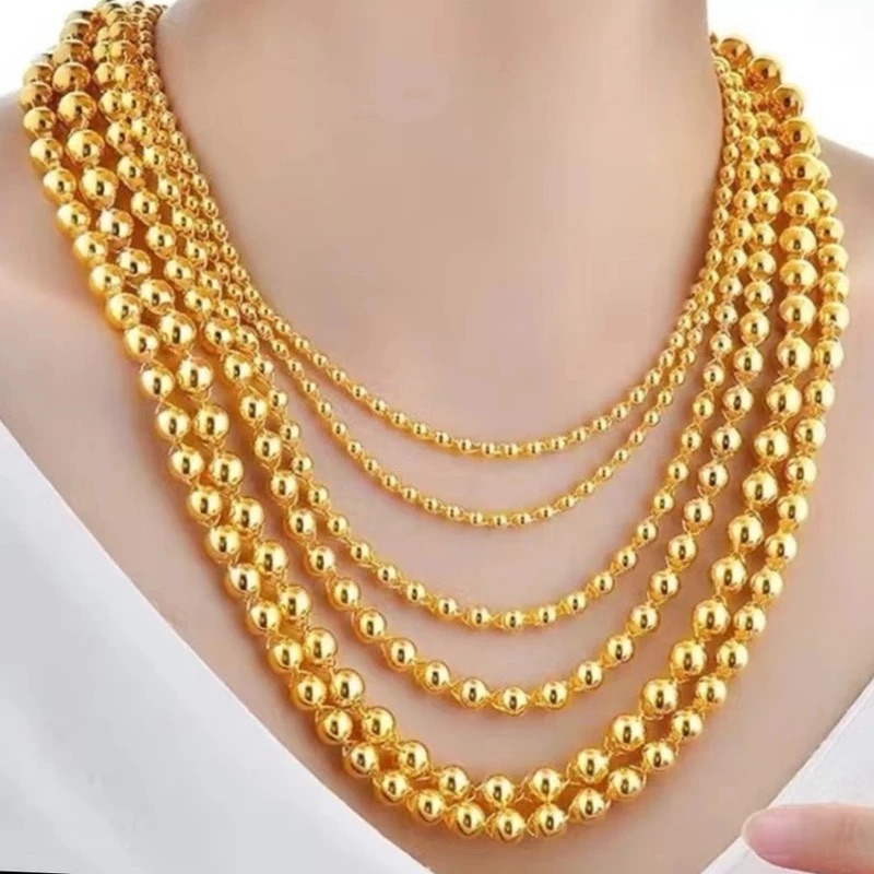 合金项链 2025新款【大圆珠项链】男士时尚气质百搭经典潮流精美款