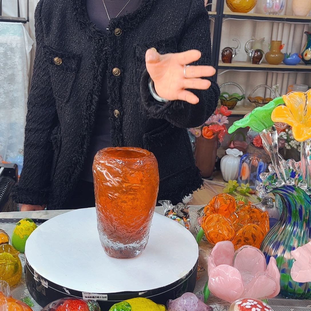 兜***糖花瓶不完美家悦琉璃工艺品
