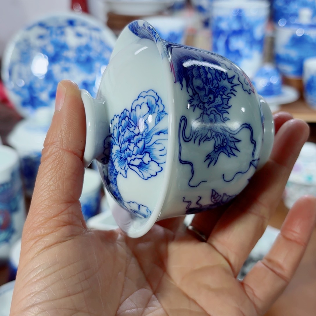 杯棒*全手工全手绘陶瓷