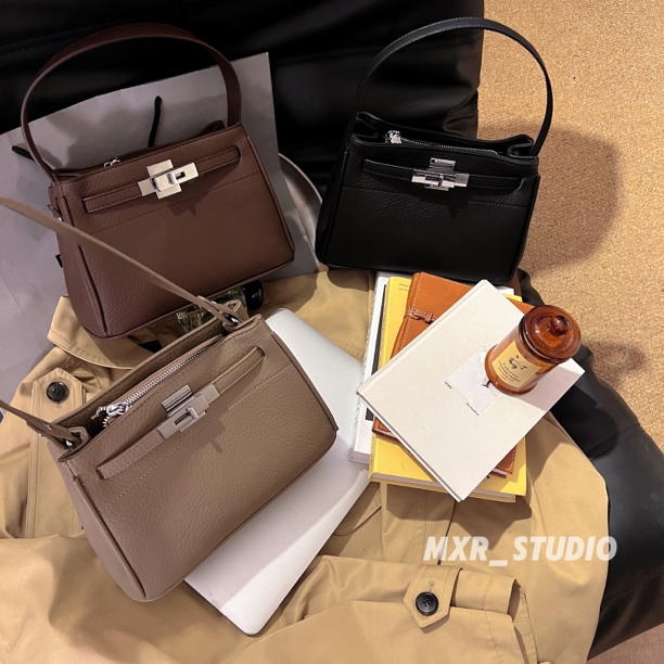 【黑银宣言】腋下包女百搭小众高级感斜挎小托特包