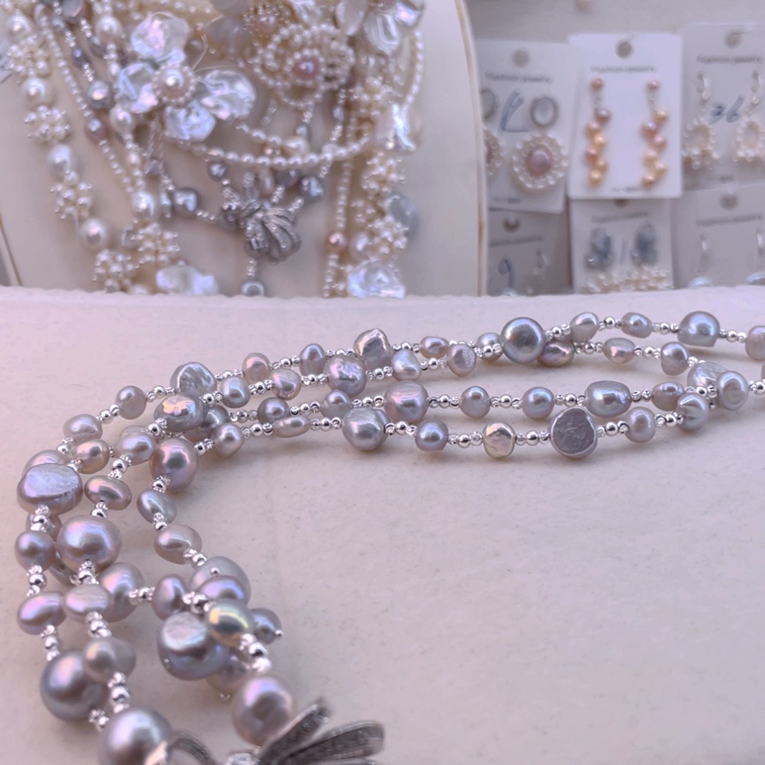 未镶嵌耳饰淡水珍珠