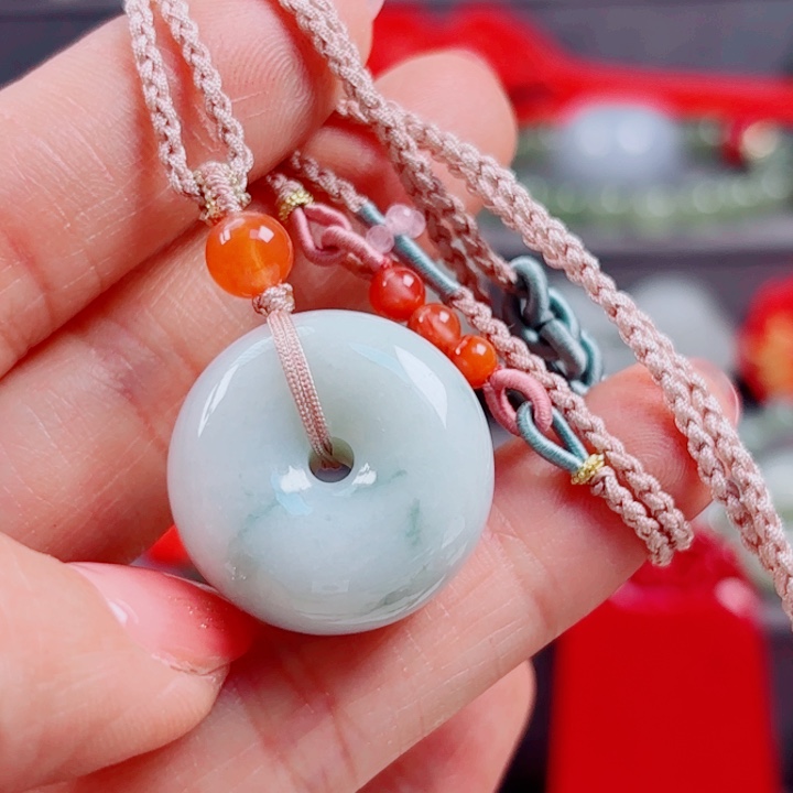 翡翠颈饰未镶嵌多样性发货一件