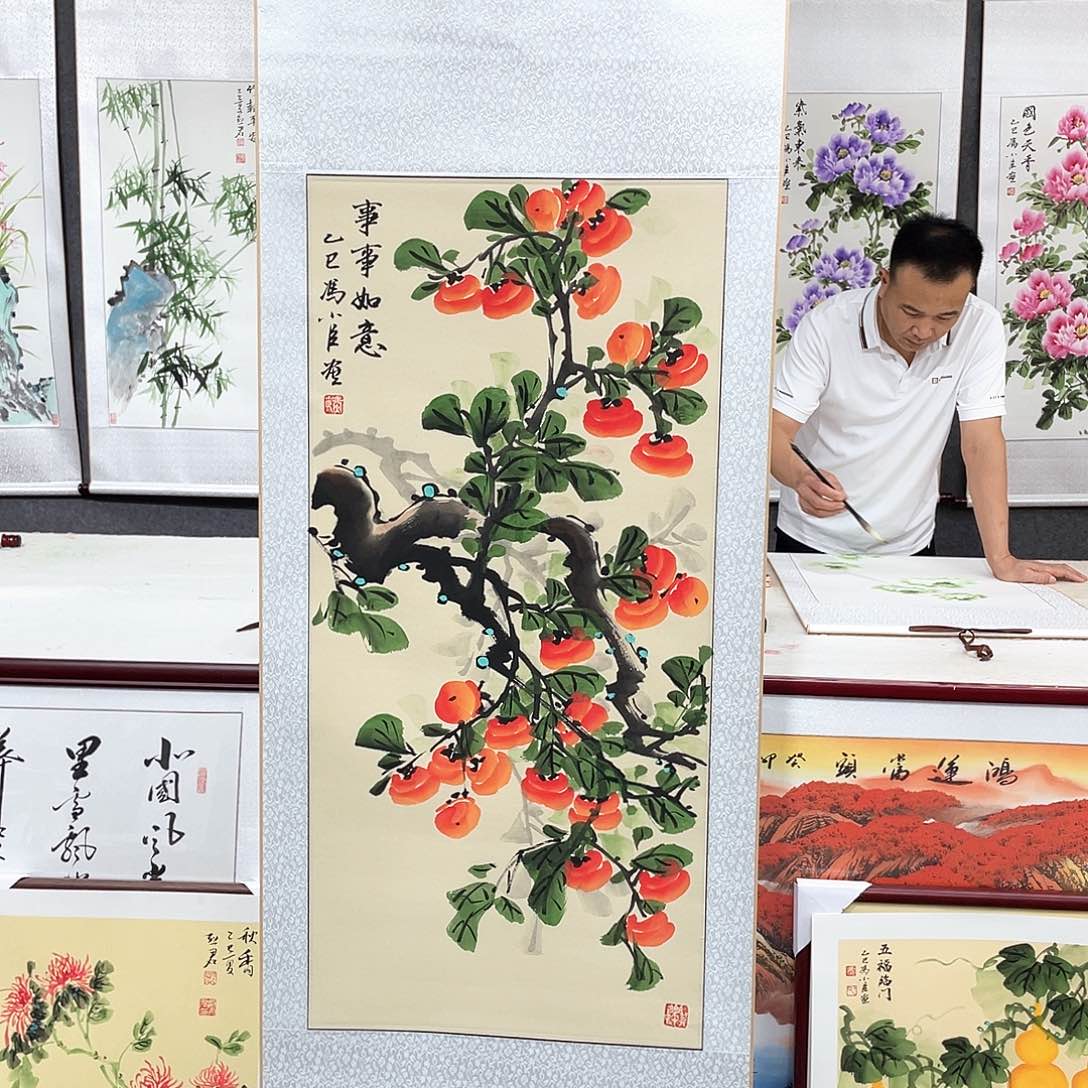 国画手绘作品手绘作品