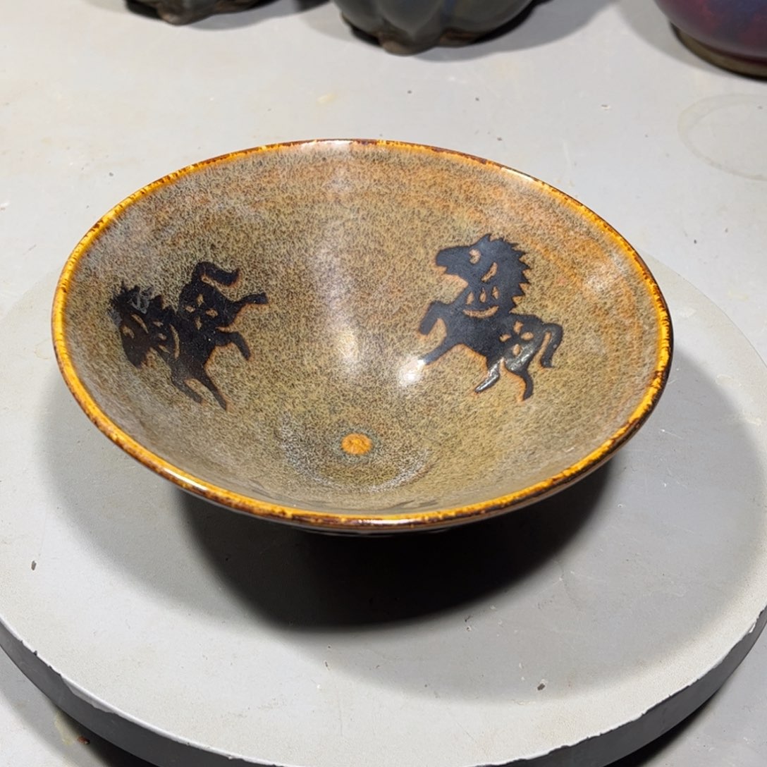 瓶玉***阁吉州窑瓷器品相完美