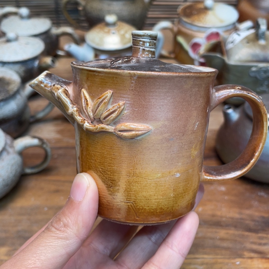 纯手工柴烧茶壶茶具瑕