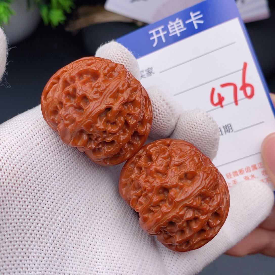 文玩核桃把件38苹果元476