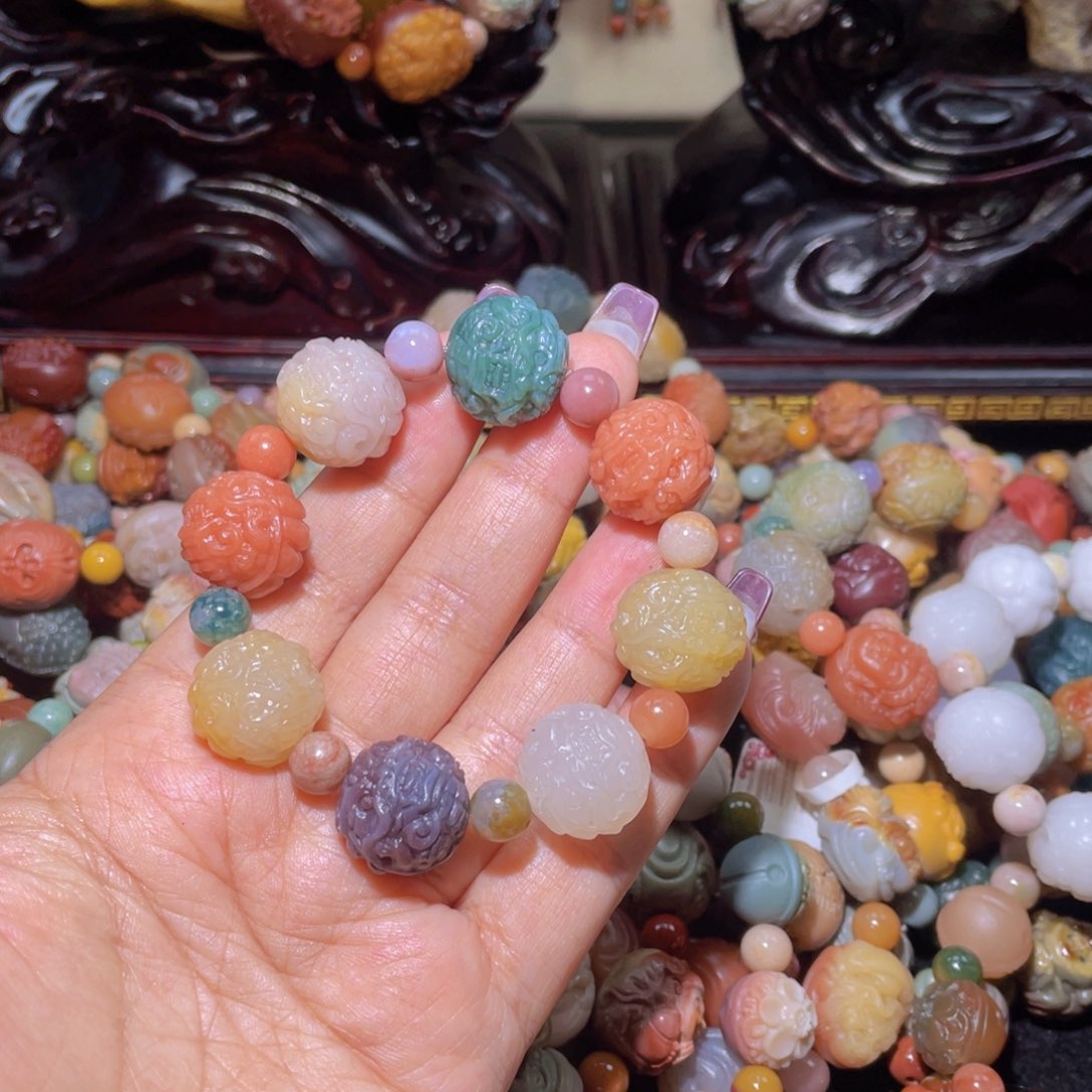 石英质玉手链未镶嵌