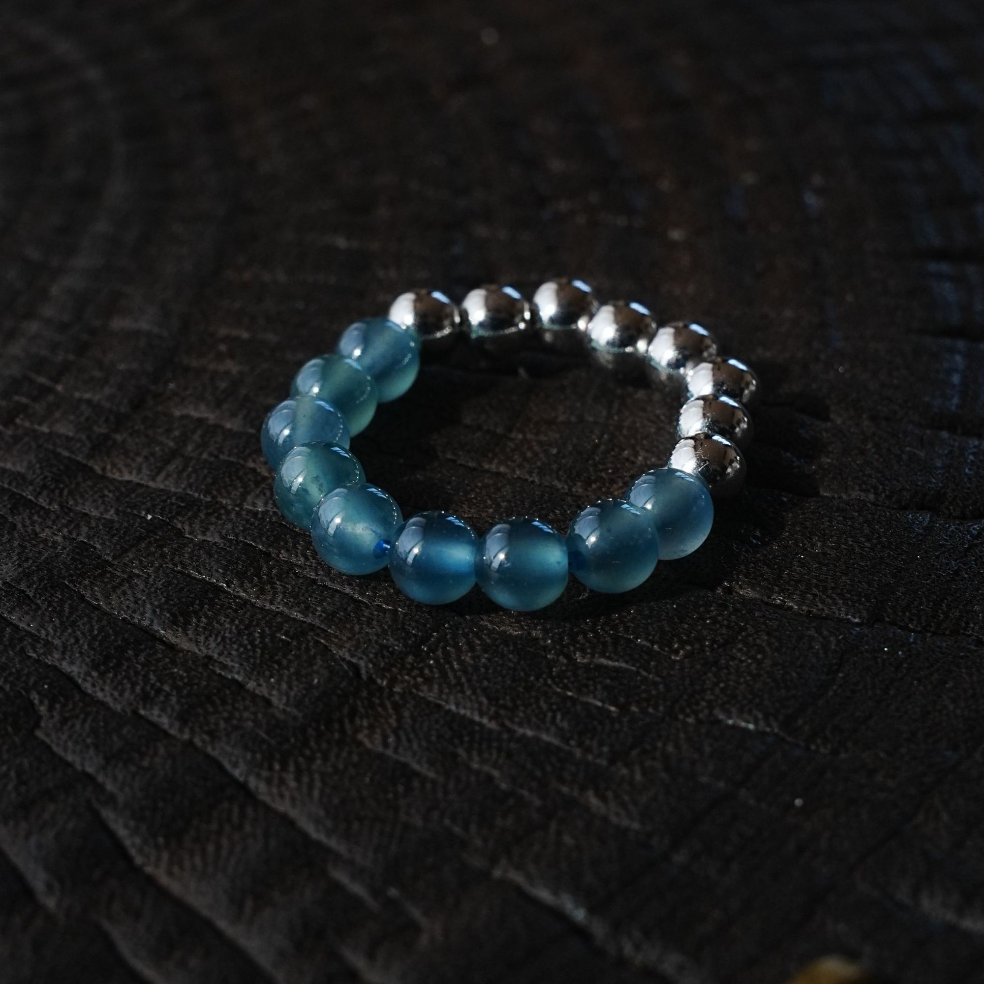 G25122458丨海风·不挑珠翡翠戒指 925银 多样性发其一