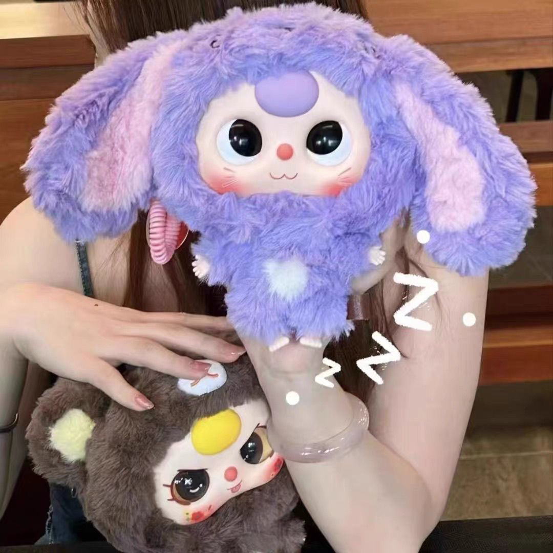 娃三岁大头宝宝拉链包毛绒盲盒潮玩