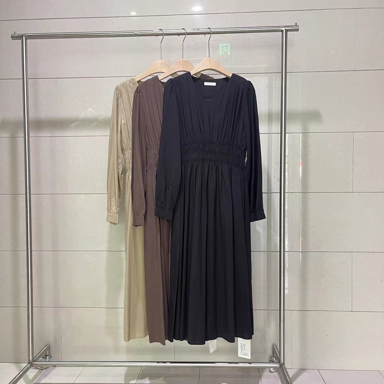 93059两色长款连衣裙