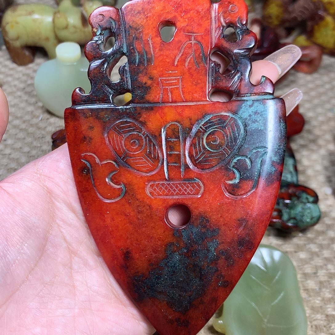 白玉菩提吊坠挂件