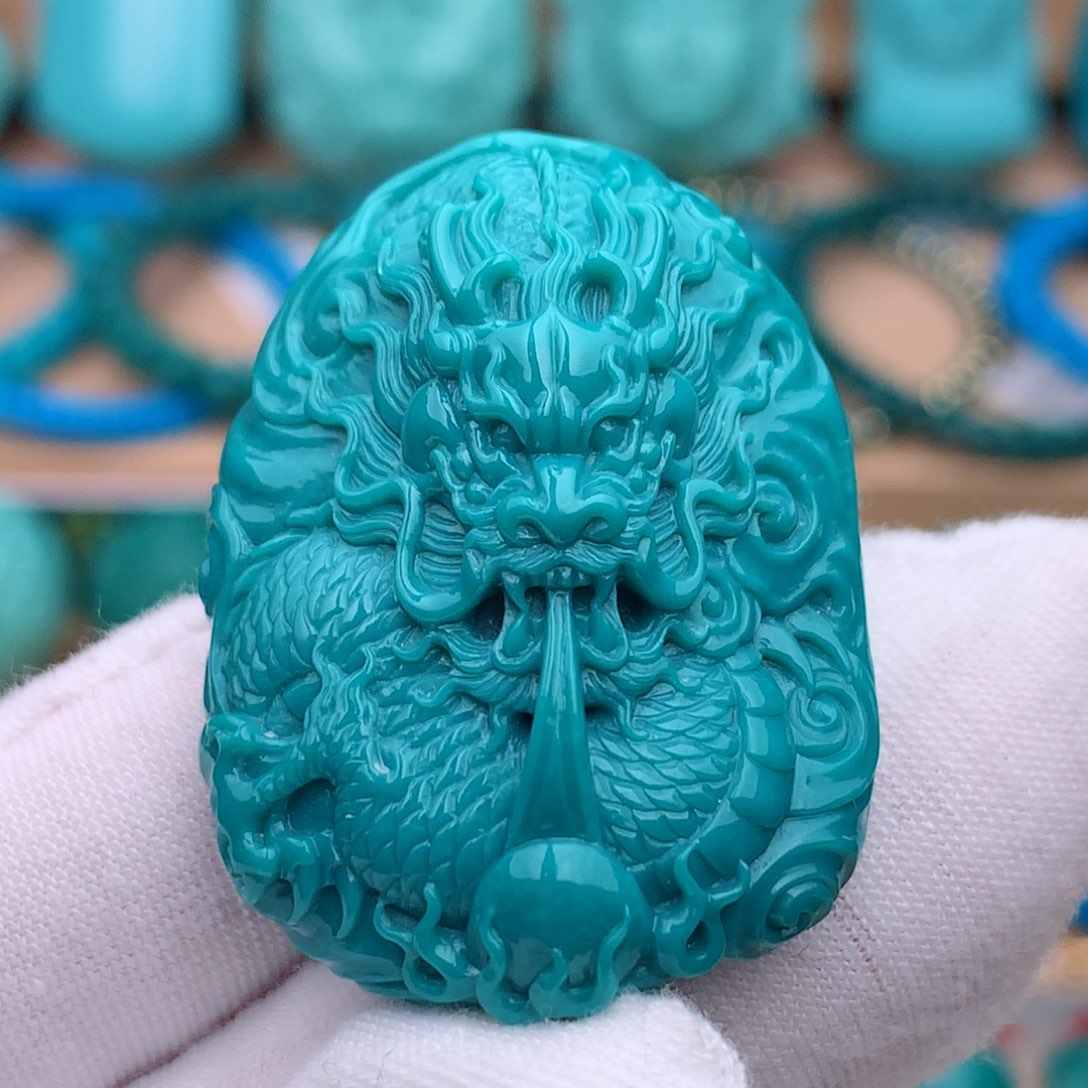 未镶嵌绿松石珠宝奇石