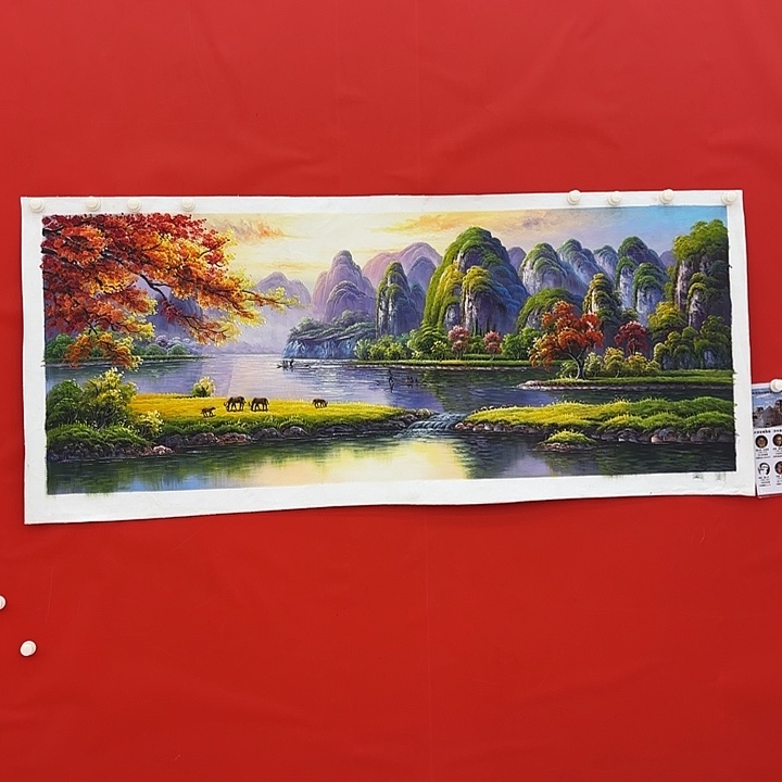 国画油画二郎老师精品原作