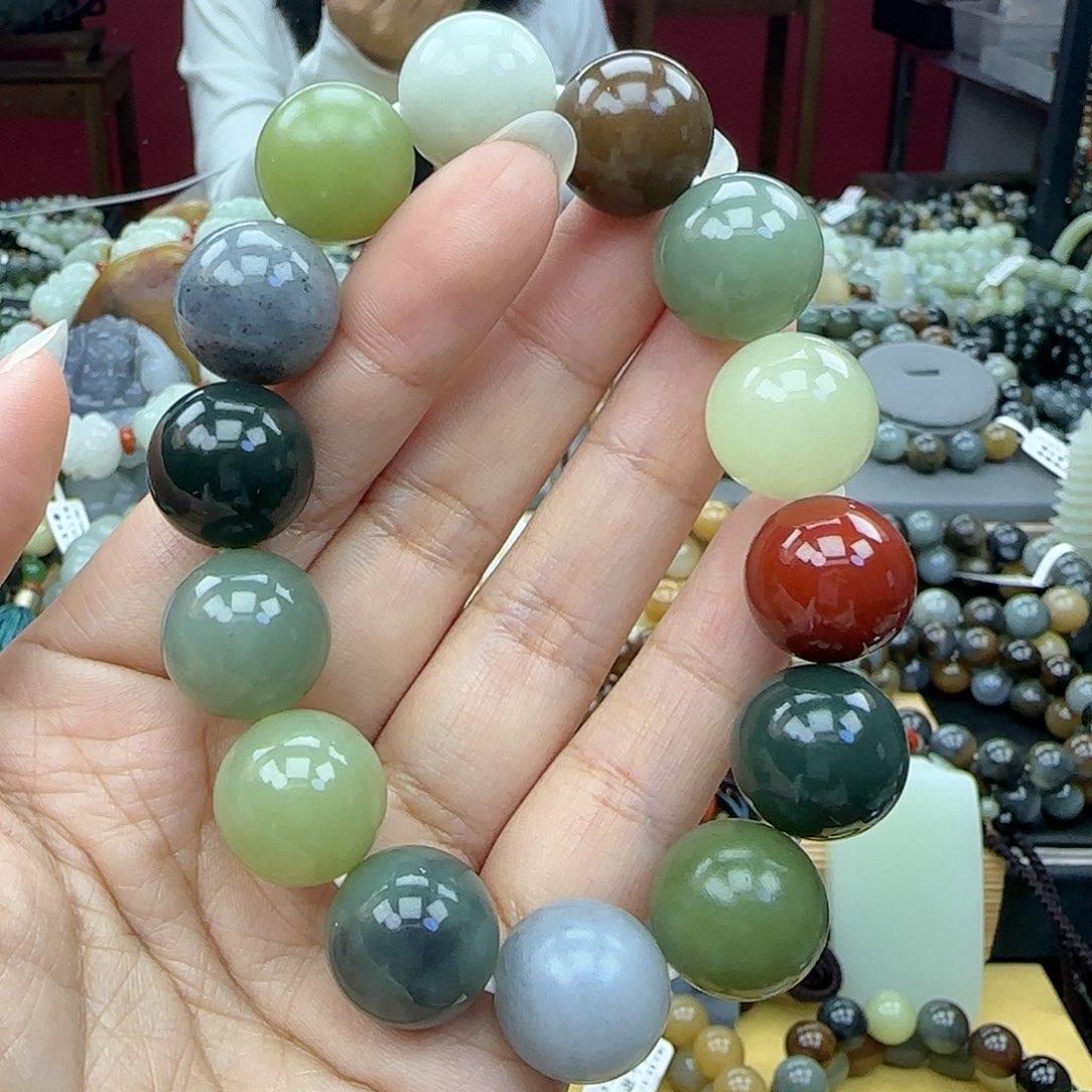 和田玉手链未镶嵌