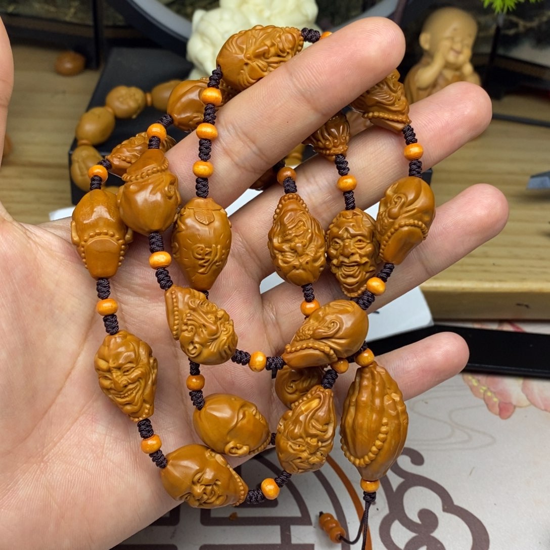 橄榄核手串/手链橄榄核雕刻工艺宇