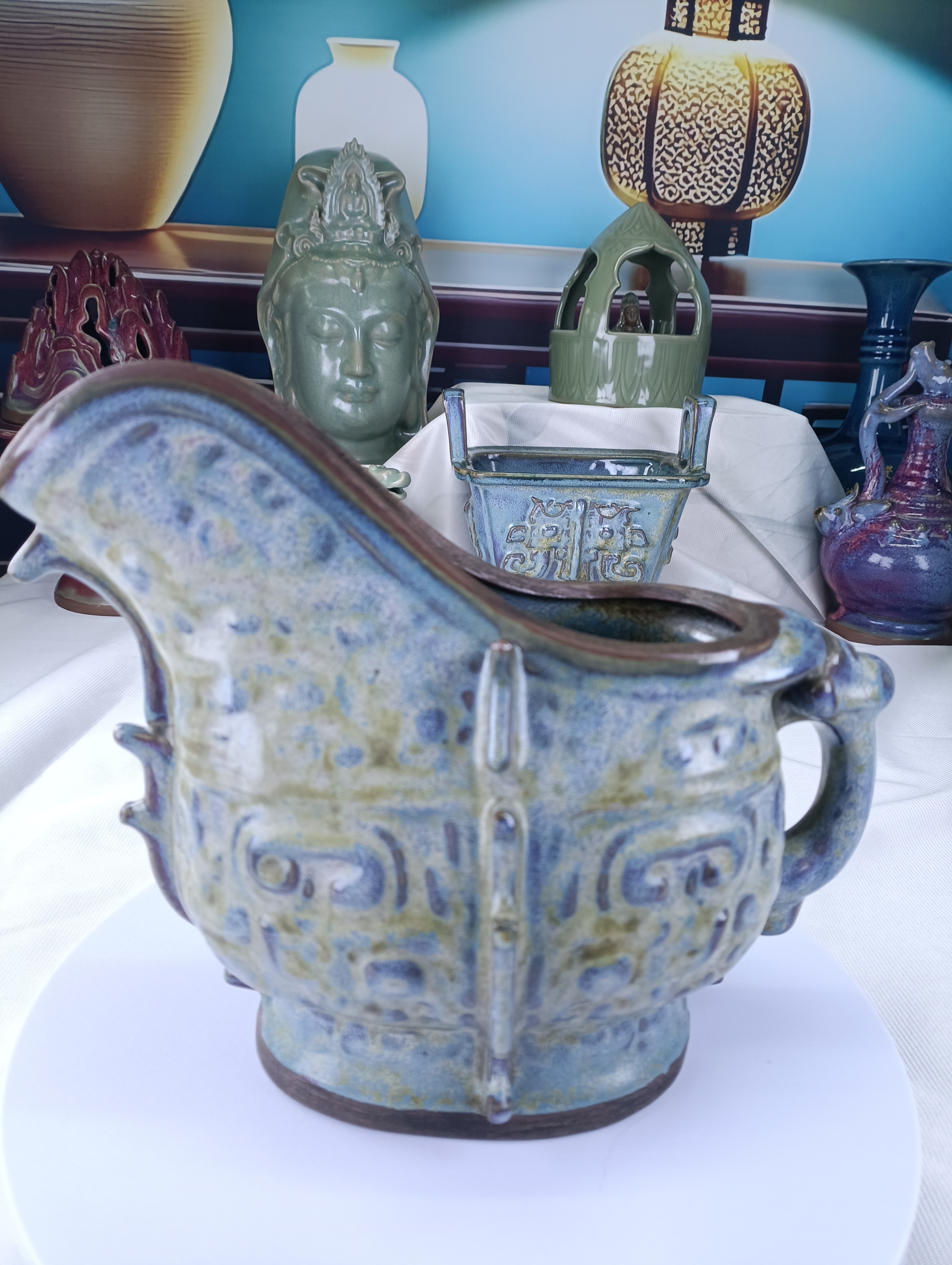 精美炉钧#爵#复古纯手工